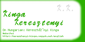 kinga keresztenyi business card